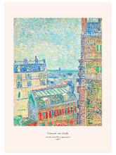 Van Gogh View of Paris from Vincent's Room in the Rue Lepic - Art Print